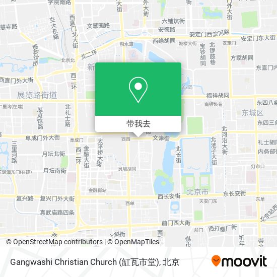 Gangwashi Christian Church (缸瓦市堂)地图