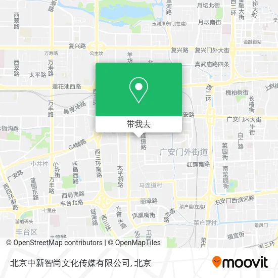 北京中新智尚文化传媒有限公司地图