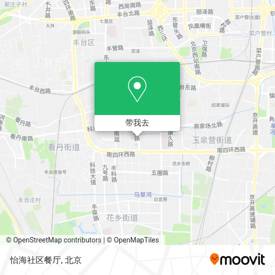 怡海社区餐厅地图