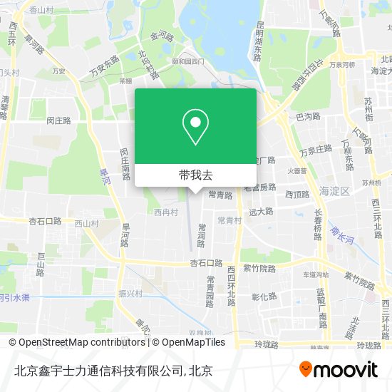 北京鑫宇士力通信科技有限公司地图