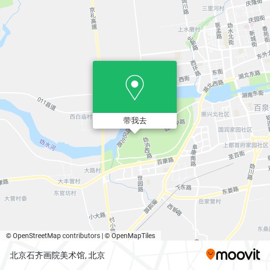 北京石齐画院美术馆地图
