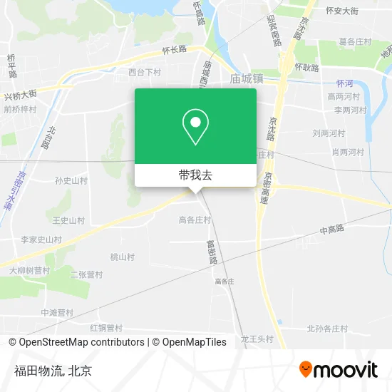 福田物流地图