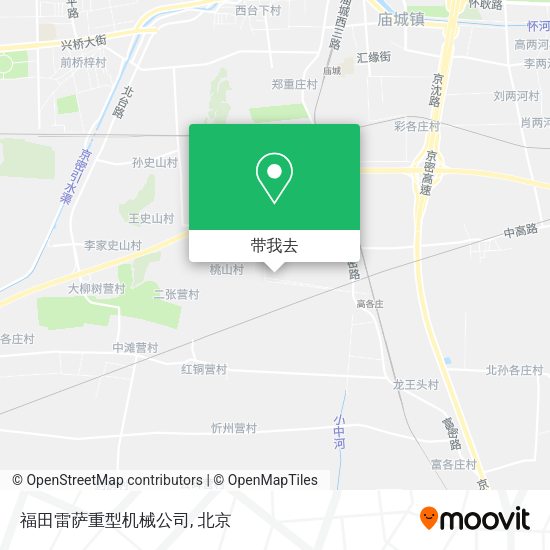 福田雷萨重型机械公司地图