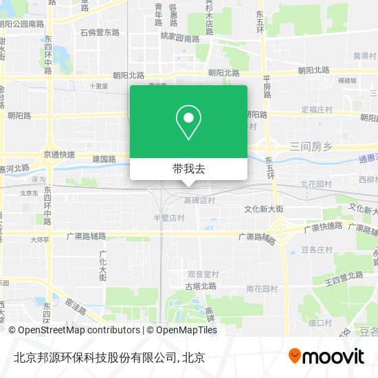 北京邦源环保科技股份有限公司地图