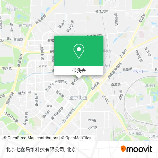 北京七鑫易维科技有限公司地图