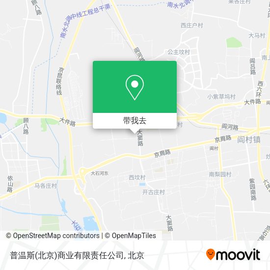 普温斯(北京)商业有限责任公司地图
