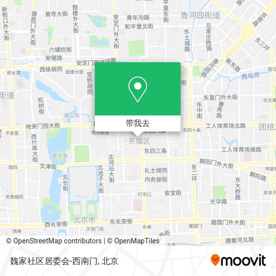 魏家社区居委会-西南门地图