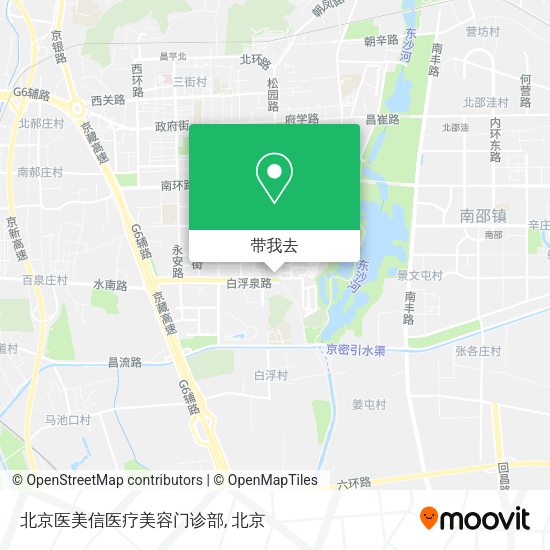 北京医美信医疗美容门诊部地图