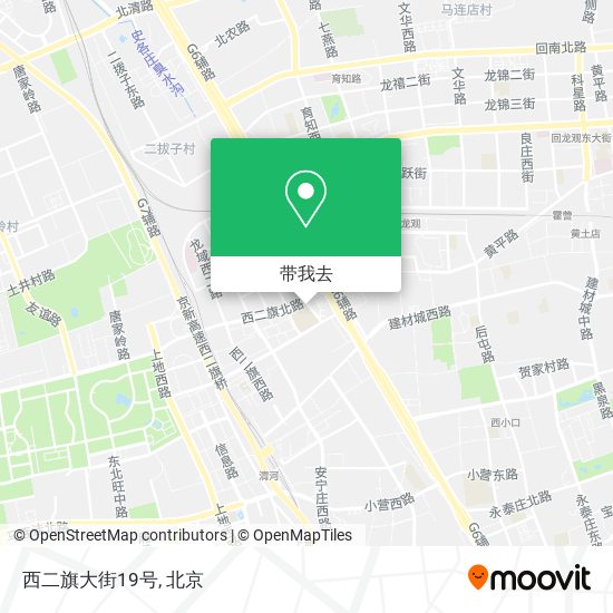 西二旗大街19号地图