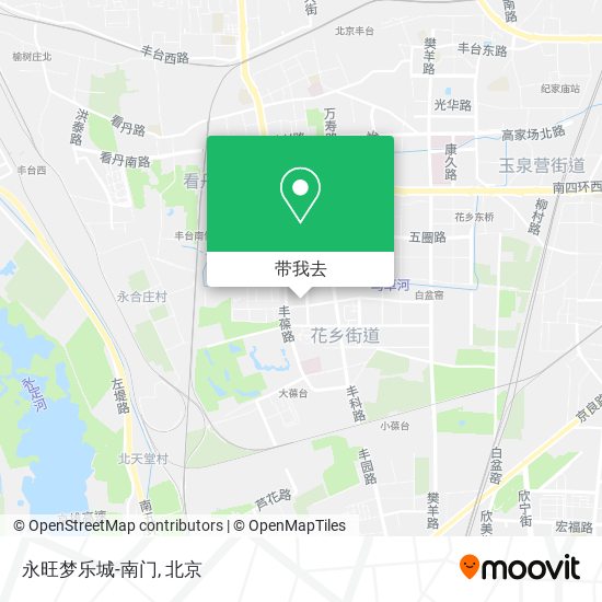 永旺梦乐城-南门地图