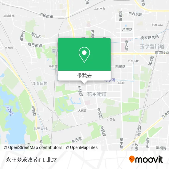 永旺梦乐城-南门地图