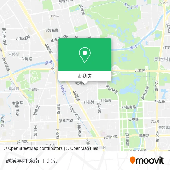 融域嘉园-东南门地图