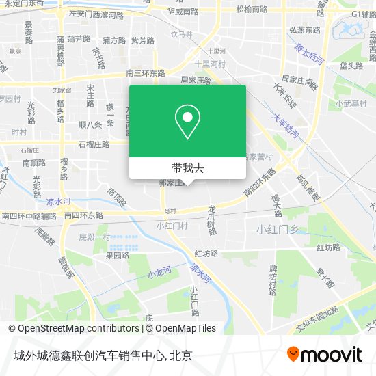 城外城德鑫联创汽车销售中心地图