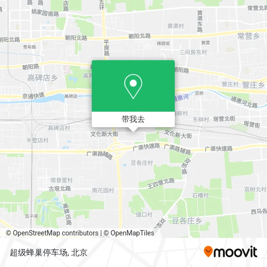 超级蜂巢停车场地图