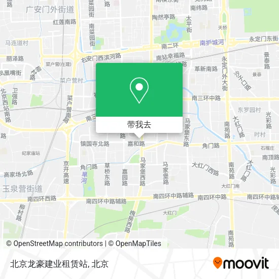北京龙豪建业租赁站地图