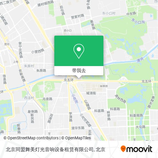 北京同盟舞美灯光音响设备租赁有限公司地图