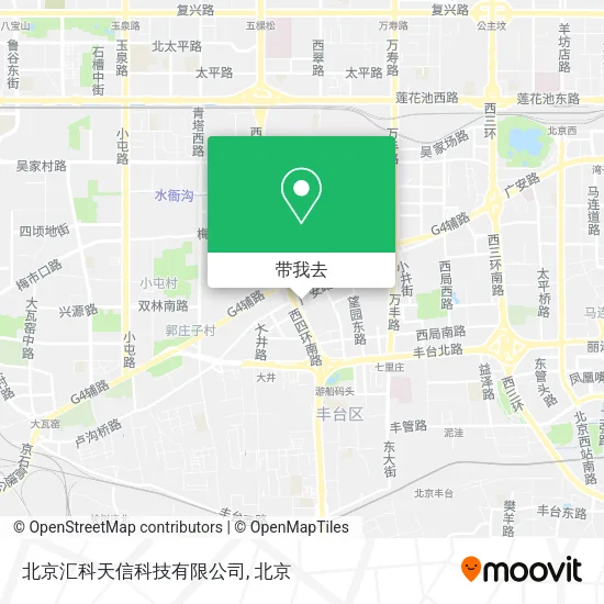 北京汇科天信科技有限公司地图
