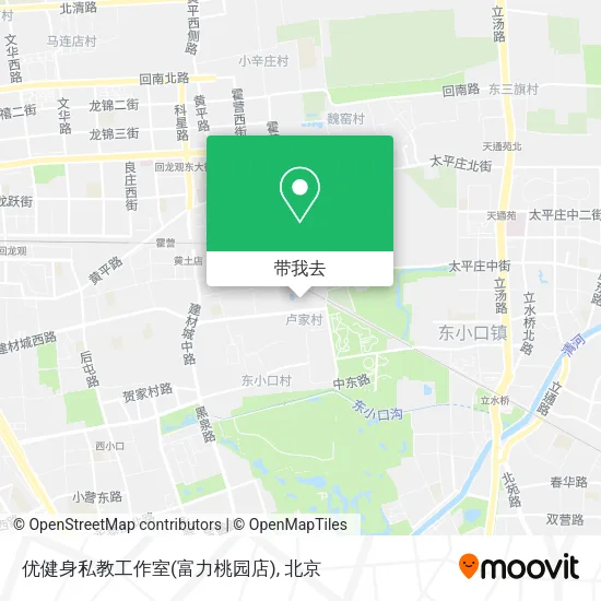 优健身私教工作室(富力桃园店)地图