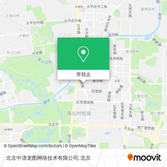 北京中清龙图网络技术有限公司地图