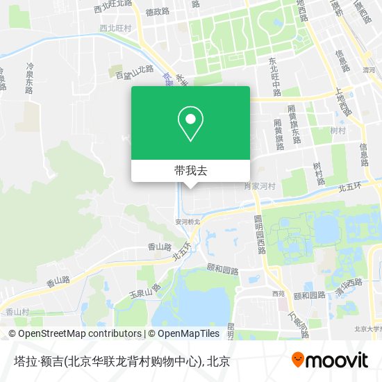塔拉·额吉(北京华联龙背村购物中心)地图