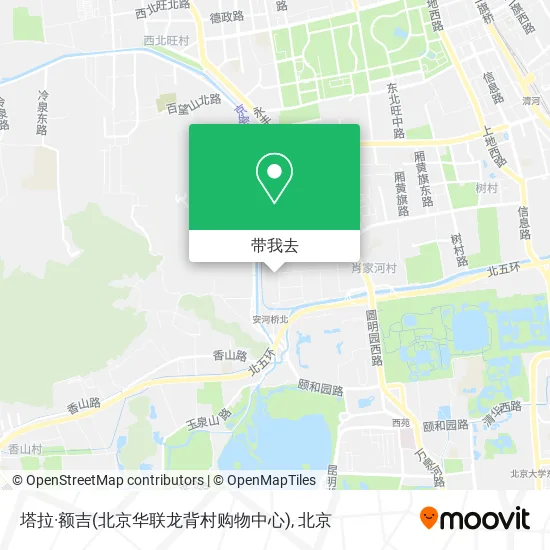 塔拉·额吉(北京华联龙背村购物中心)地图