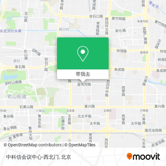 中科信会议中心-西北门地图