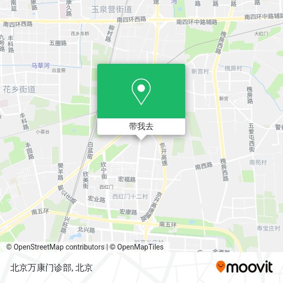北京万康门诊部地图