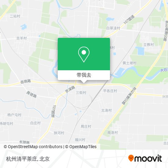 杭州清平茶庄地图