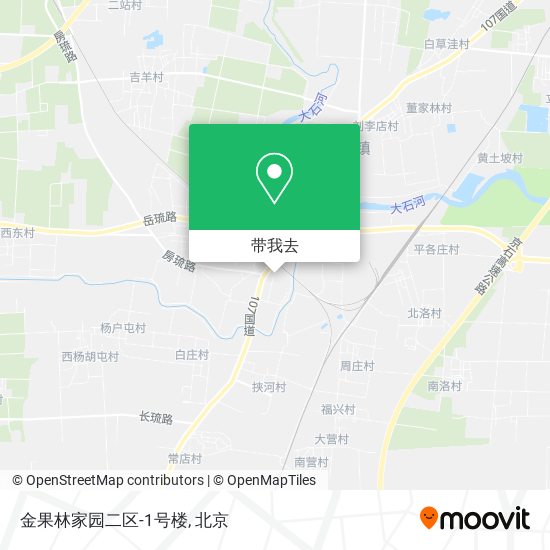 金果林家园二区-1号楼地图