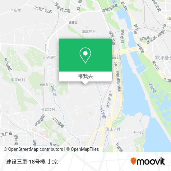 建设三里-18号楼地图