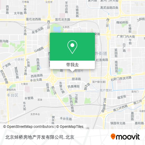 北京焯桥房地产开发有限公司地图