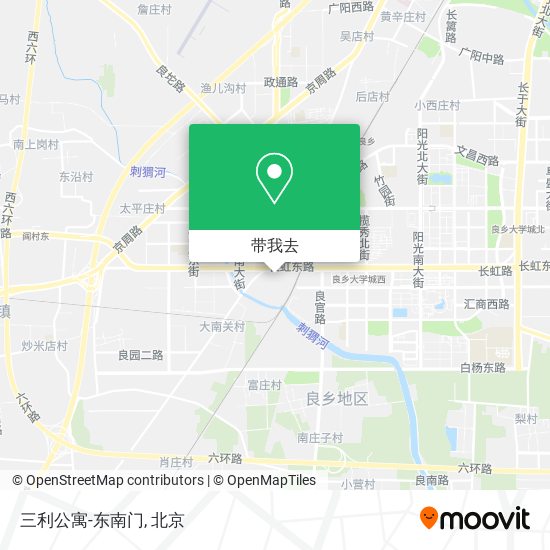 三利公寓-东南门地图