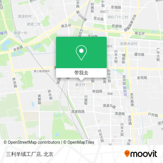 三利羊绒工厂店地图