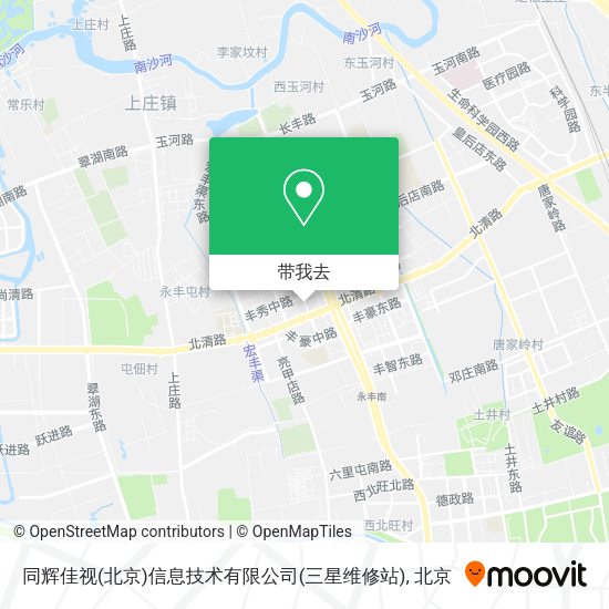 同辉佳视(北京)信息技术有限公司(三星维修站)地图