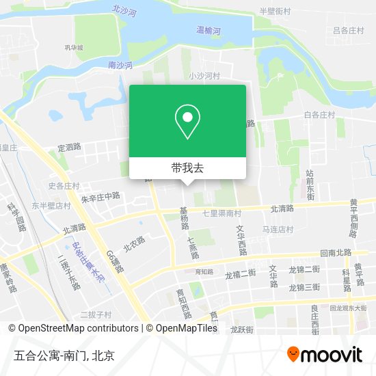 五合公寓-南门地图