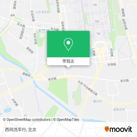西同洗车行地图