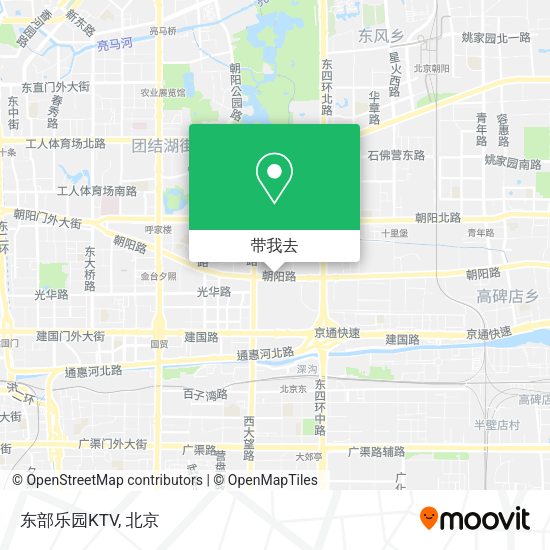 东部乐园KTV地图