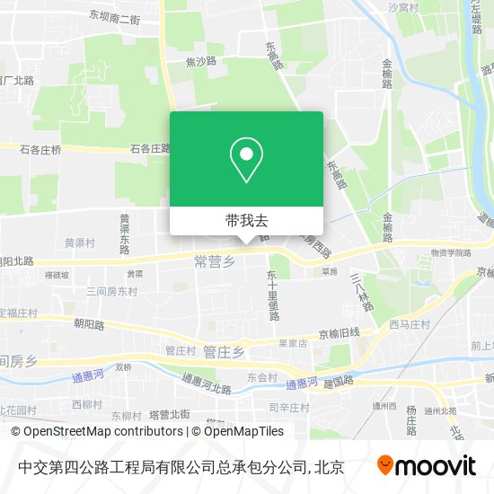 中交第四公路工程局有限公司总承包分公司地图