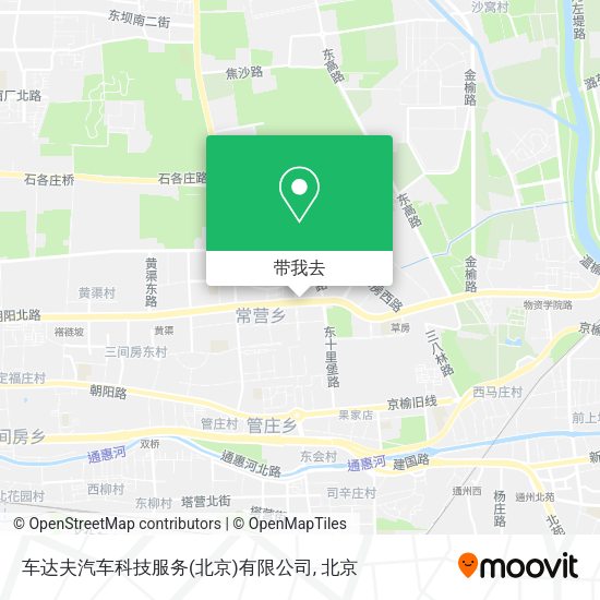 车达夫汽车科技服务(北京)有限公司地图