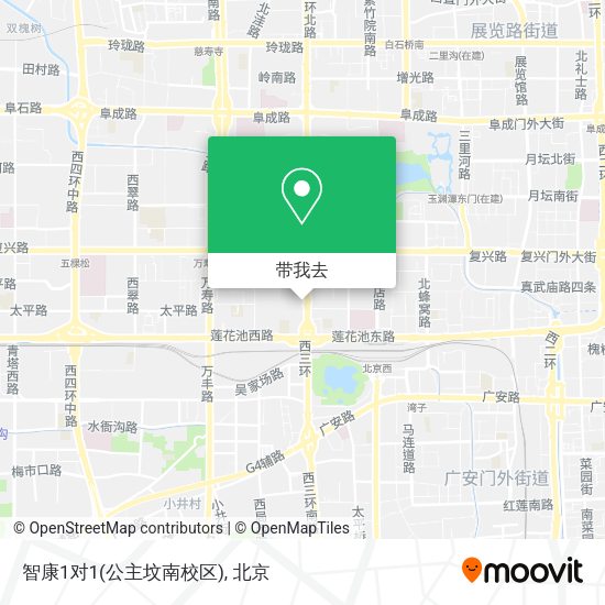智康1对1(公主坟南校区)地图