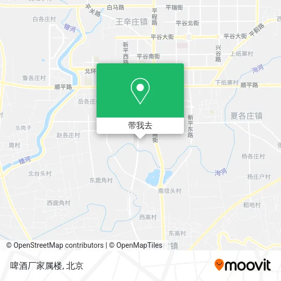 啤酒厂家属楼地图