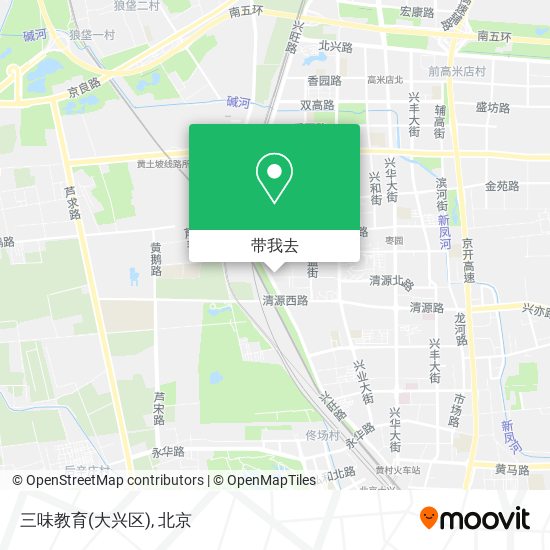 三味教育(大兴区)地图