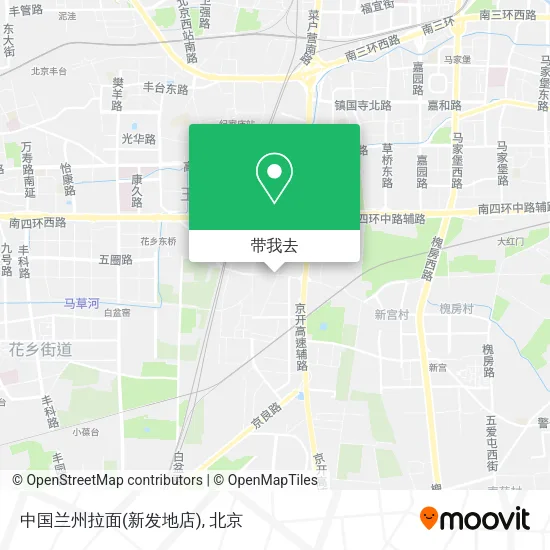 中国兰州拉面(新发地店)地图