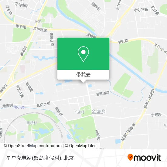星星充电站(蟹岛度假村)地图