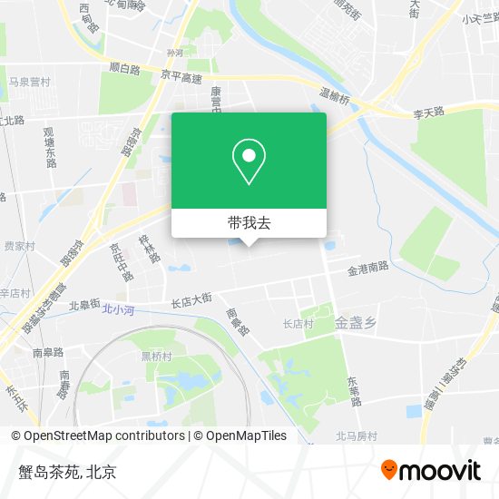 蟹岛茶苑地图