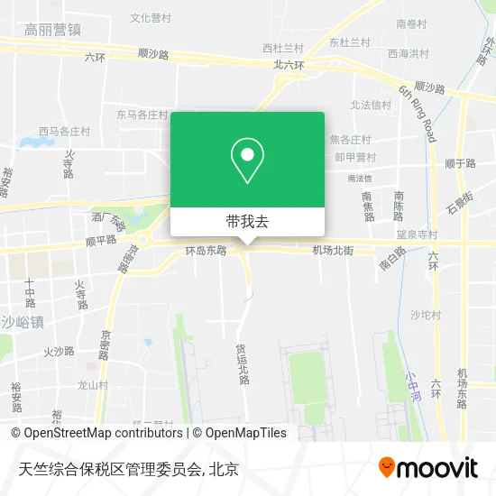 天竺综合保税区管理委员会地图