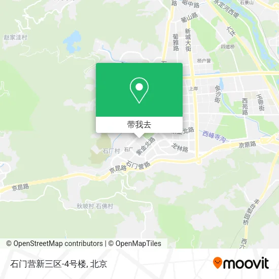 石门营新三区-4号楼地图