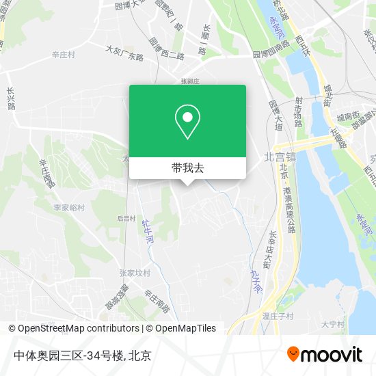 中体奥园三区-34号楼地图