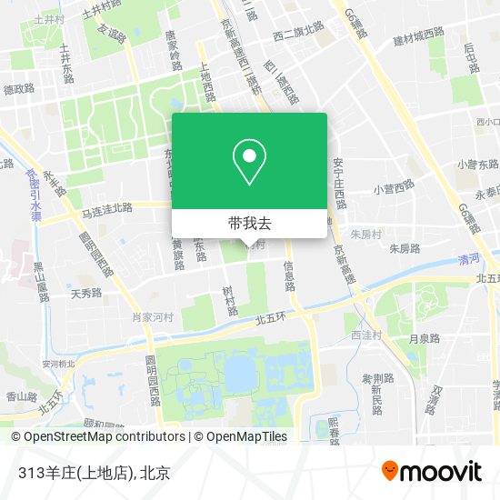313羊庄(上地店)地图