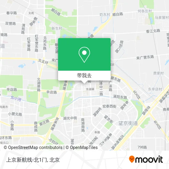 上京新航线-北1门地图